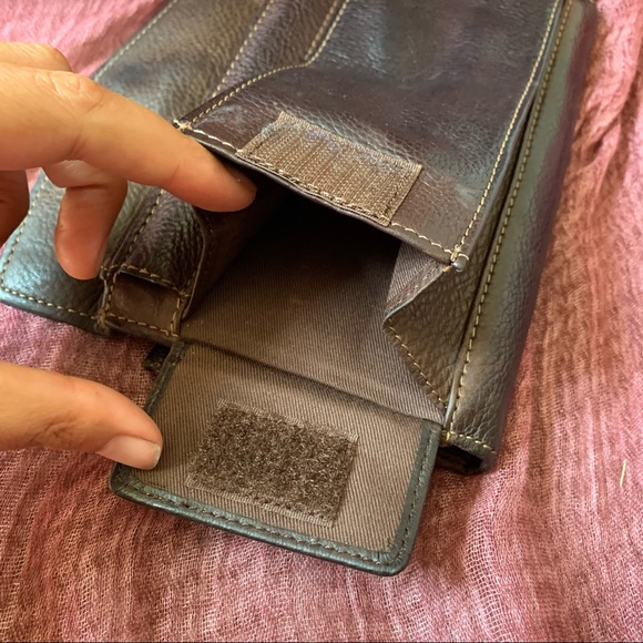 FOSSIL Brown Leather Wallet Billfold - Picture 5 of 7